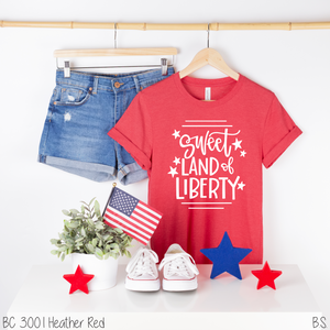 Sweet Land Of Liberty Hand Lettered #BS1721