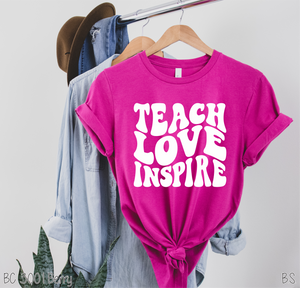 Teach Love Inspire Retro #BS2747