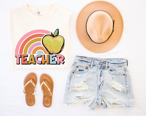 Teacher Apple Rainbow #BS3312