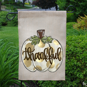 Thankful Pumpkin Gold Dots #BS2251
