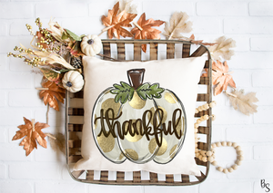 Thankful Pumpkin Gold Dots #BS2251
