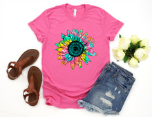 Load image into Gallery viewer, Tie Dye Sunflower #C46-47
