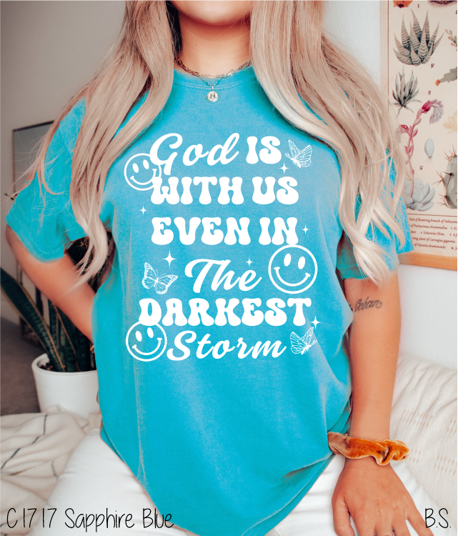 Trendy God Is With Us Retro #BS5238