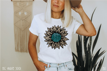 Load image into Gallery viewer, Turquoise Leopard Sunflower #BS3715
