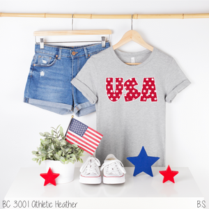 USA Red Retro Distressed Star #BS3249