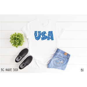 USA Retro Distressed Stars #BS3051