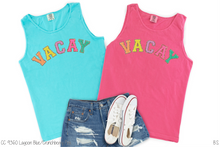 Load image into Gallery viewer, Vacay Arched Chenille Letters #BS2879
