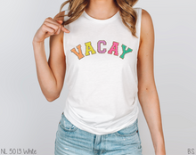 Load image into Gallery viewer, Vacay Arched Chenille Letters #BS2879
