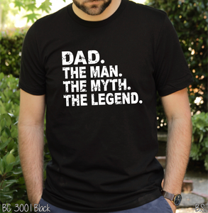 Vintage Dad Man Myth Legend #BS3121