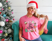 Load image into Gallery viewer, Vintage Tis The Season Round Collage #BS3858
