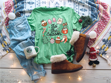 Load image into Gallery viewer, Vintage Tis The Season Round Collage #BS3858
