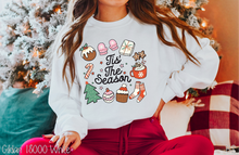 Load image into Gallery viewer, Vintage Tis The Season Round Collage #BS3858
