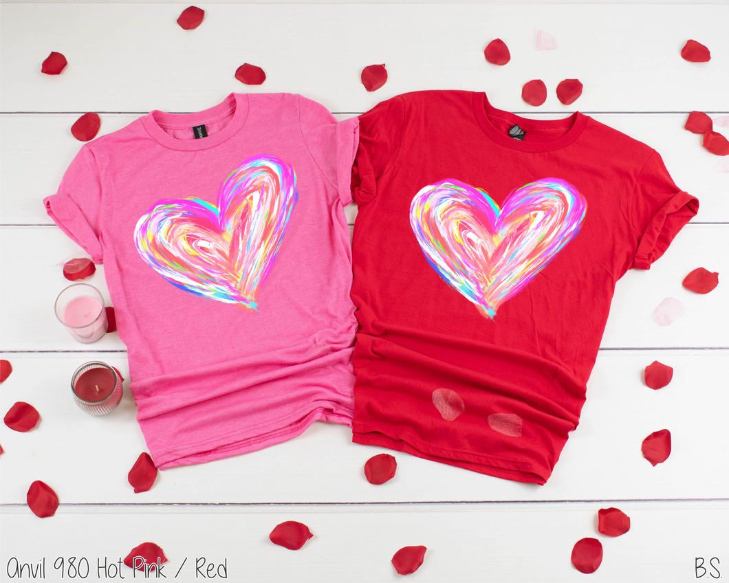 Watercolor Heart #BS1082