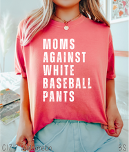 Load image into Gallery viewer, White Ink Moms Against White Pants #BS5293
