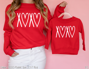 XOXO Heart Style One Color #BS2577