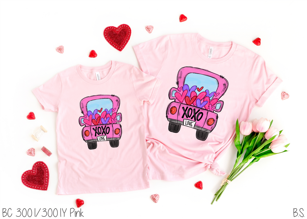 XOXO Pink Valentine Truck #BS1130