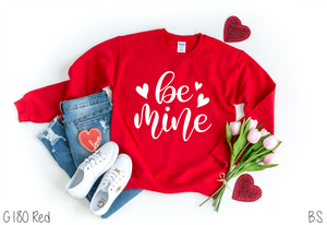 Be Mine Hand Lettered With Three Hearts #BS1071
