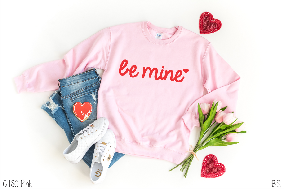 Be Mine Script With Heart #BS1074 – Bama Signs & Screens